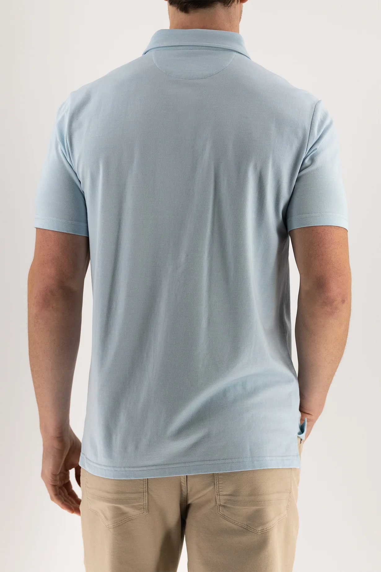 Performance Polo - Melange Sky