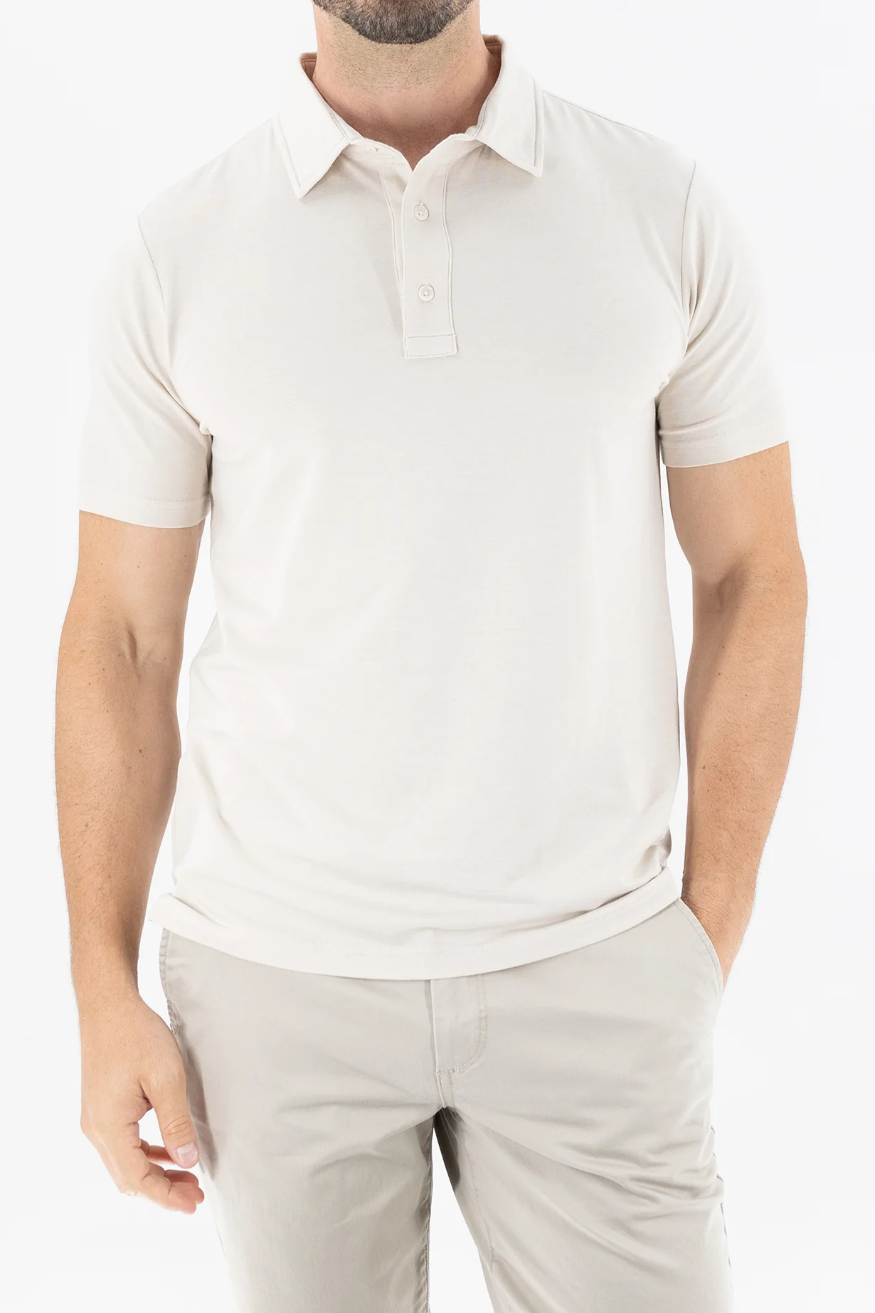 Performance Polo - Melange Birch