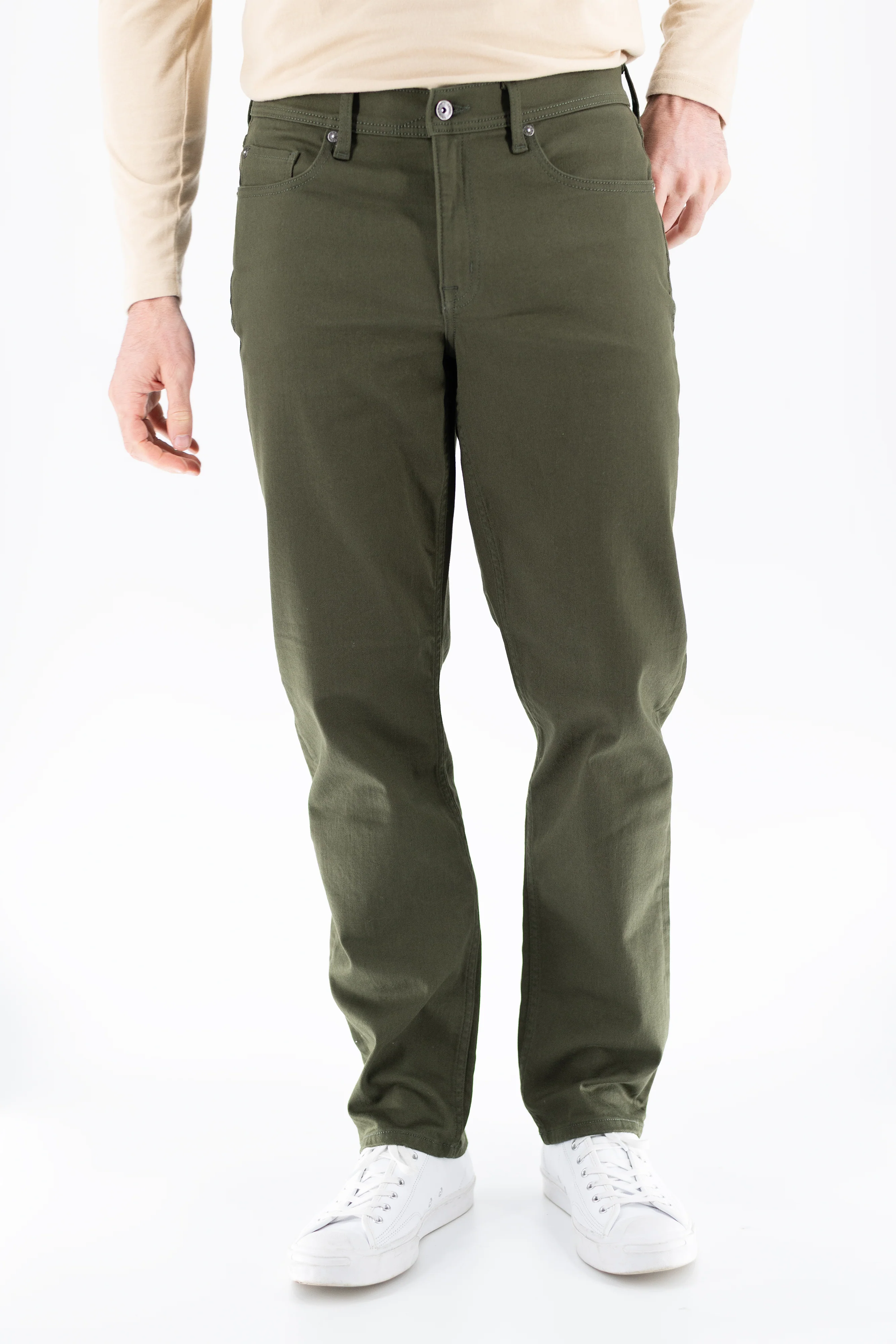 Slim Straight Jean - Forest Night