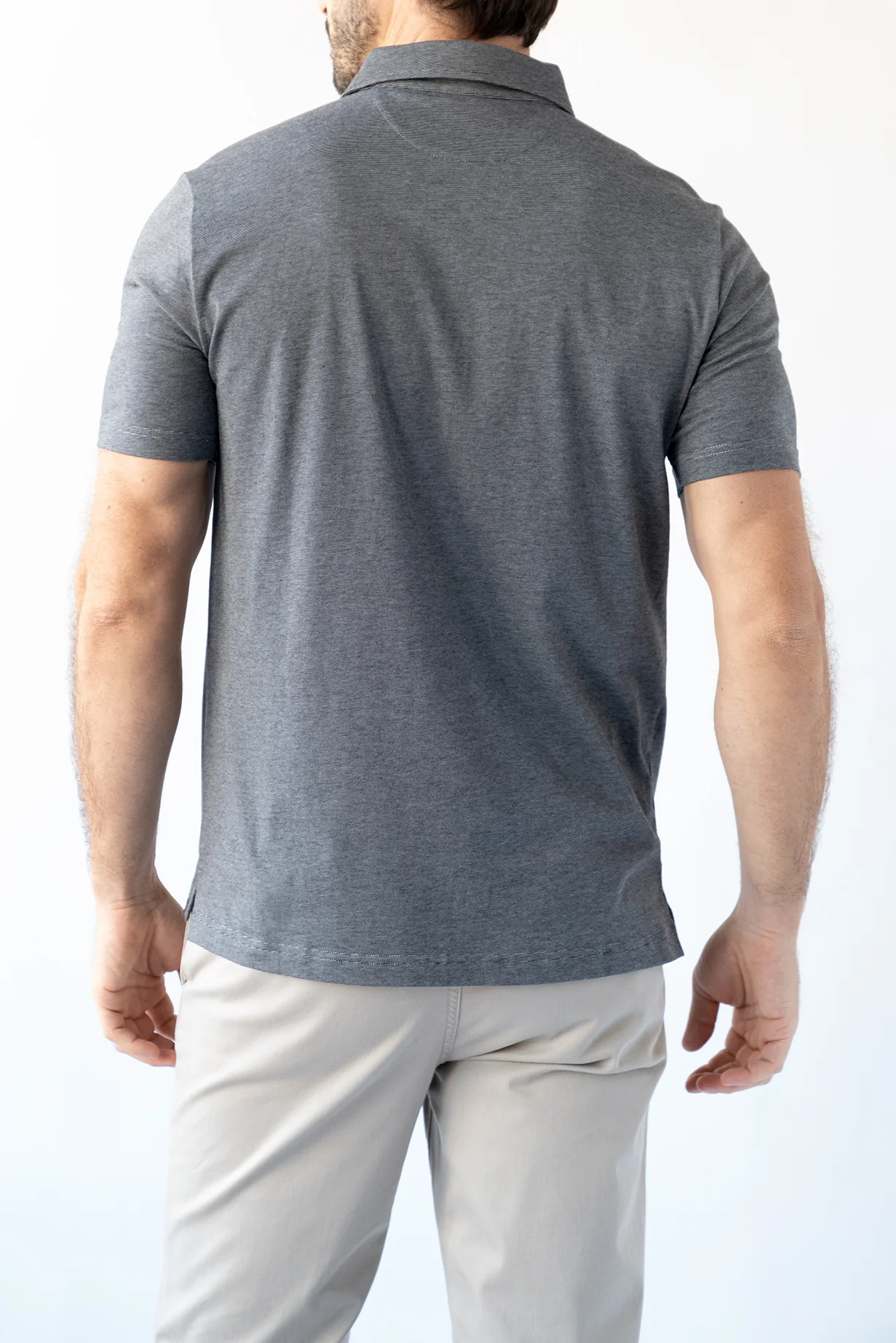 Performance Polo - Melange Charcoal