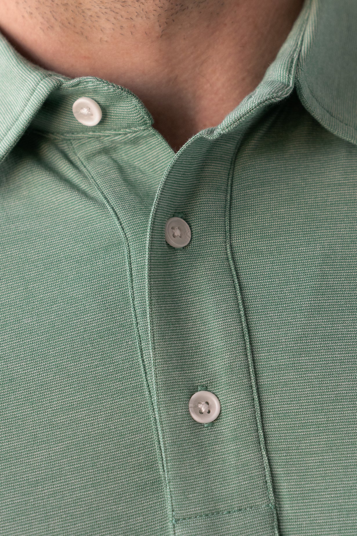 1389-Performance-Polo-Melange-Farmer-Sage-3.jpg Performance Polo - Melange Farmer Sage