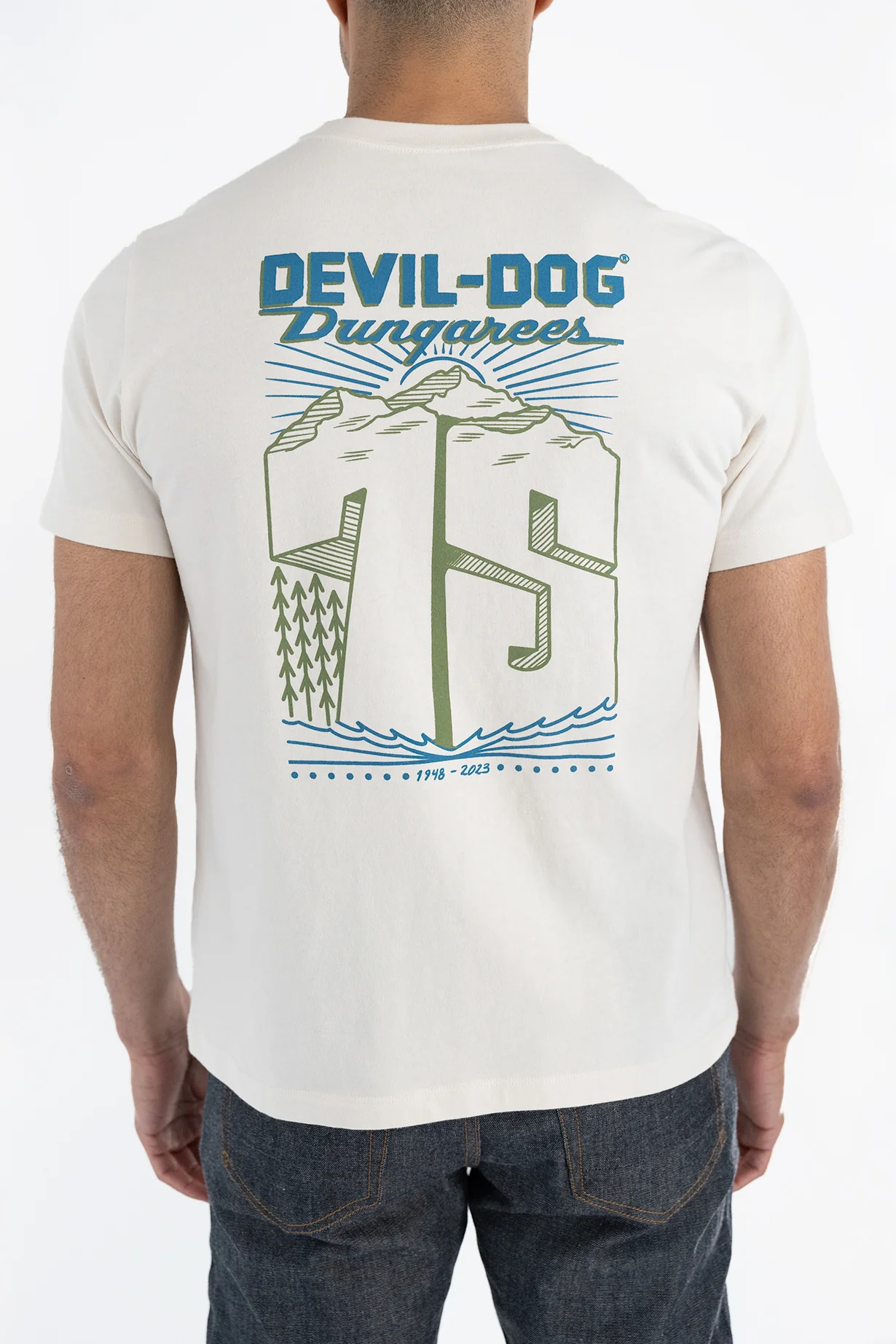 75 Year T-Shirt - Cloud