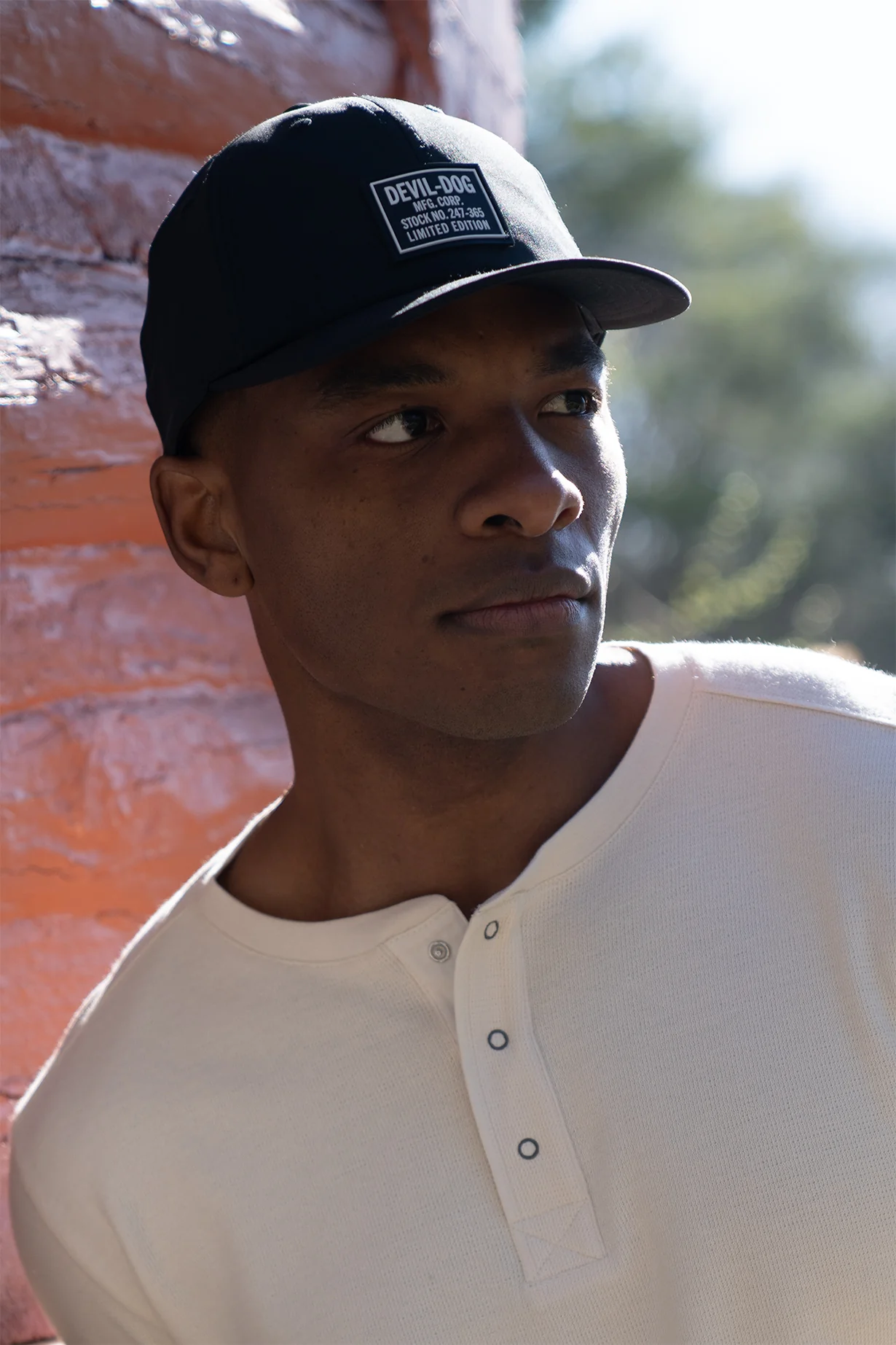 6 Panel Adjustable Cap- Black Comfort