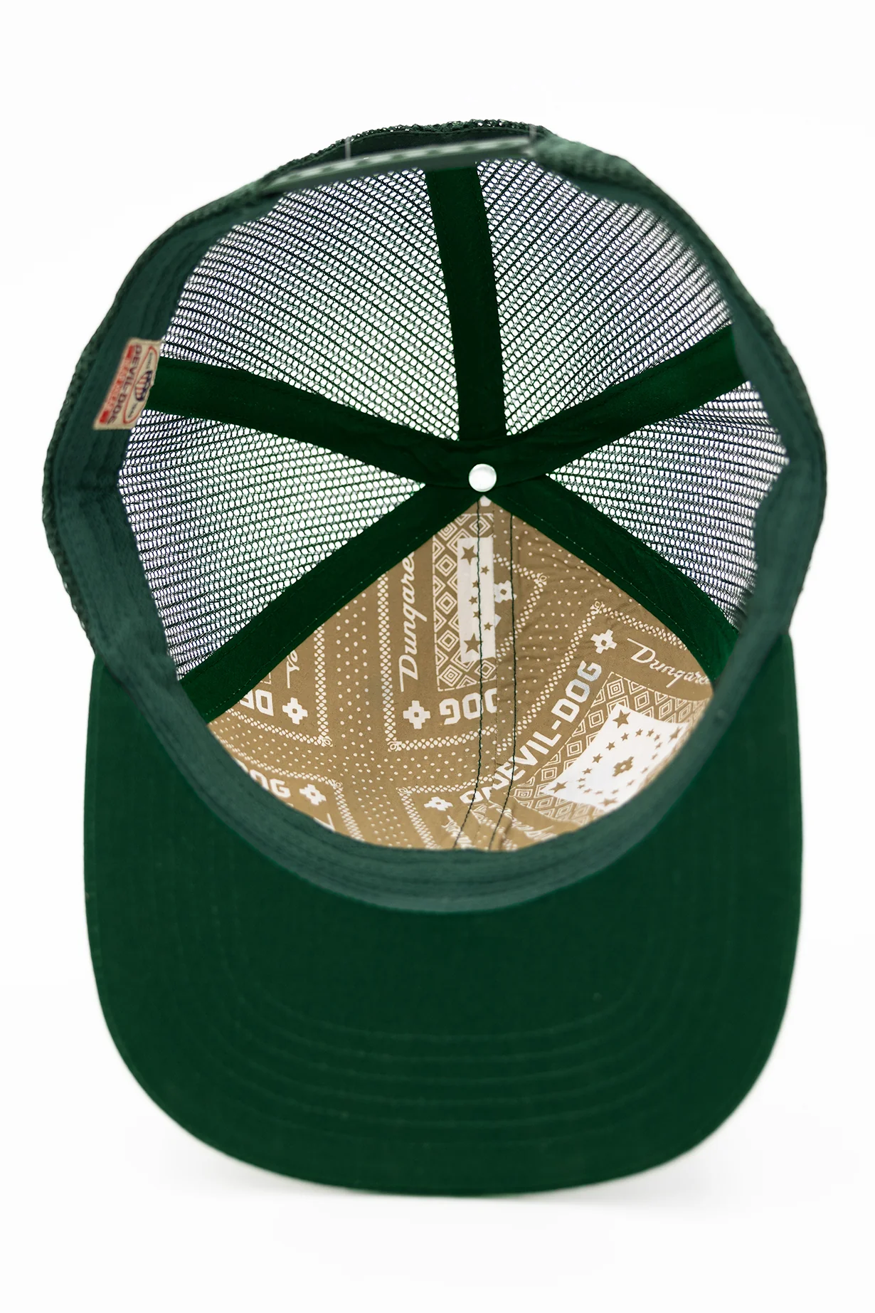 1458-6-Panel-Adjustable-Cap-Spruce-Trucker-4.webp 6 Panel Adjustable Cap- Spruce Trucker