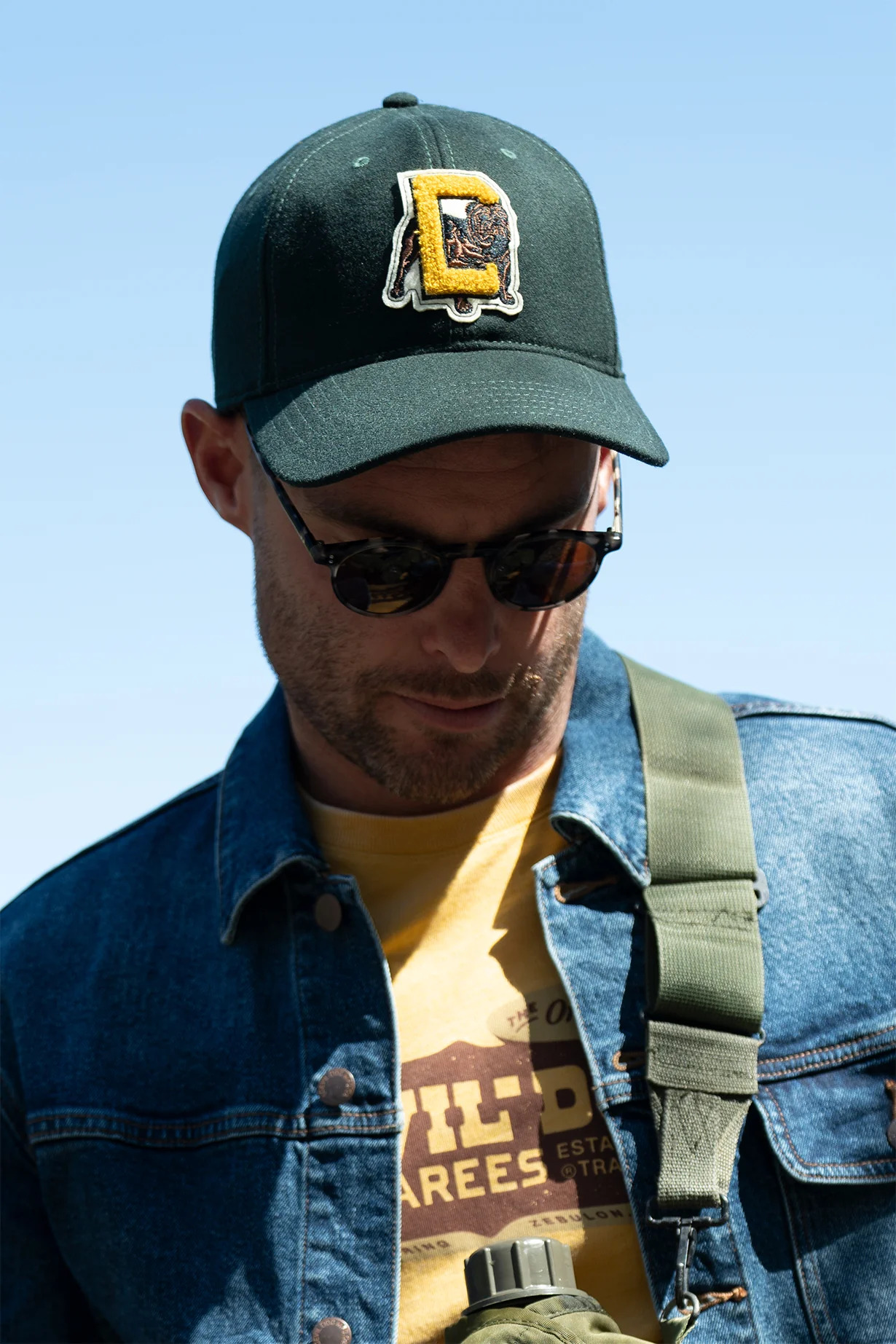 6 Panel Adjustable Cap- Wool Varsity