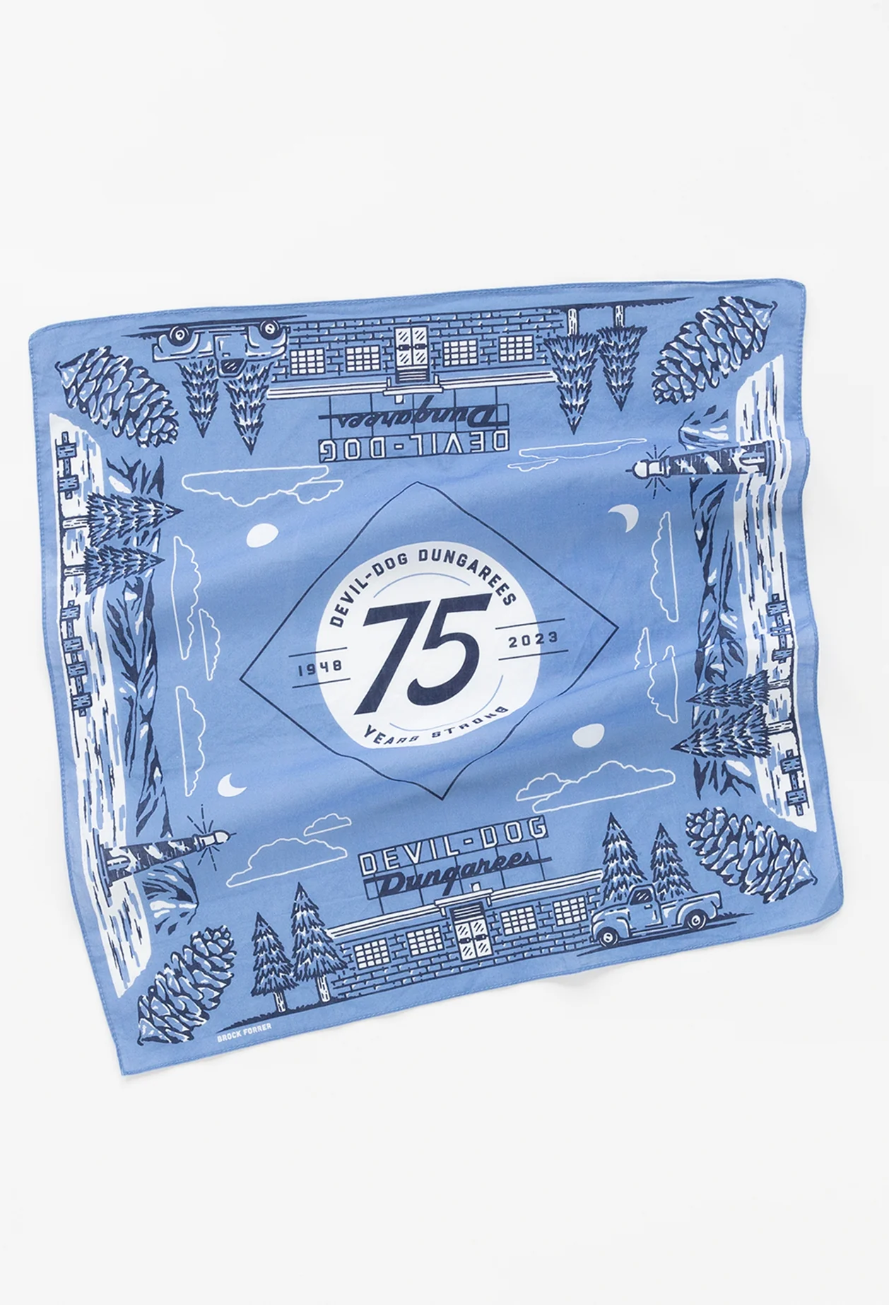 75 Year Printed Bandana