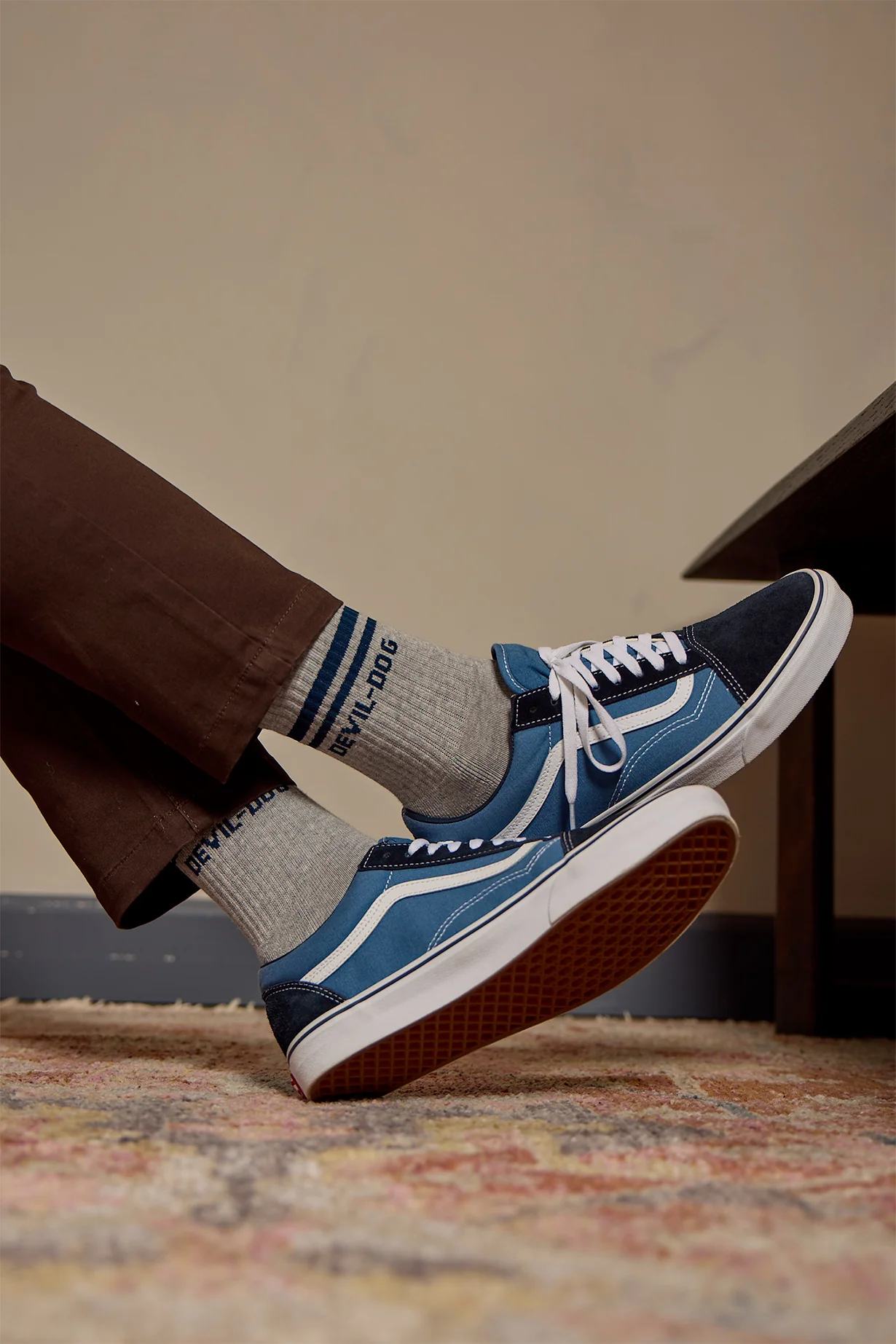 Athletic Socks - Grey Navy