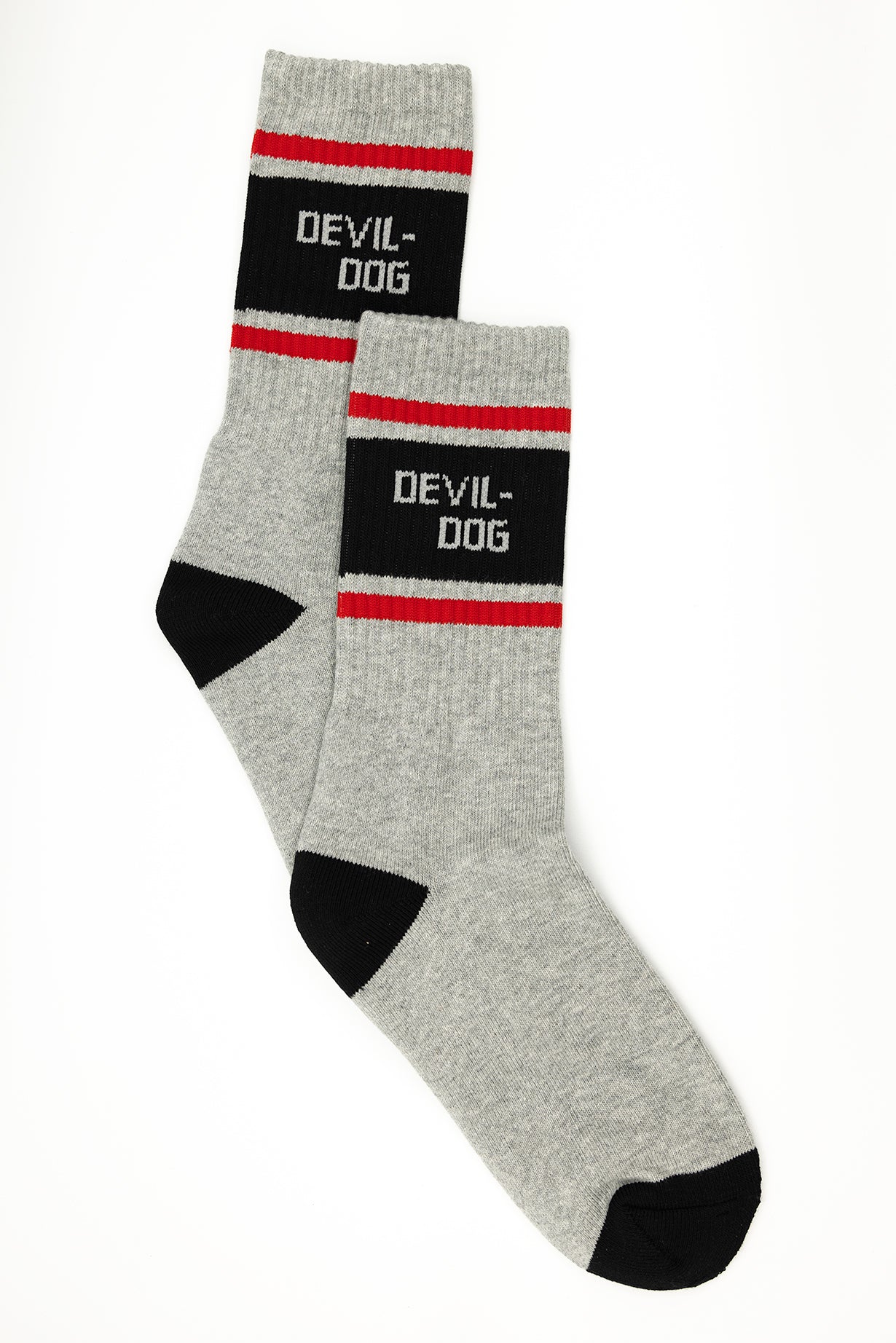 Athletic Socks-Medium Grey
