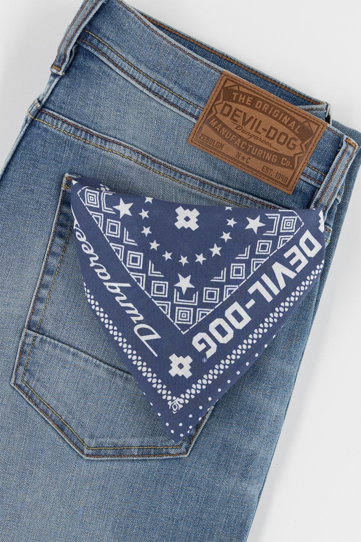 DEVIL-DOG Bandana-Blue