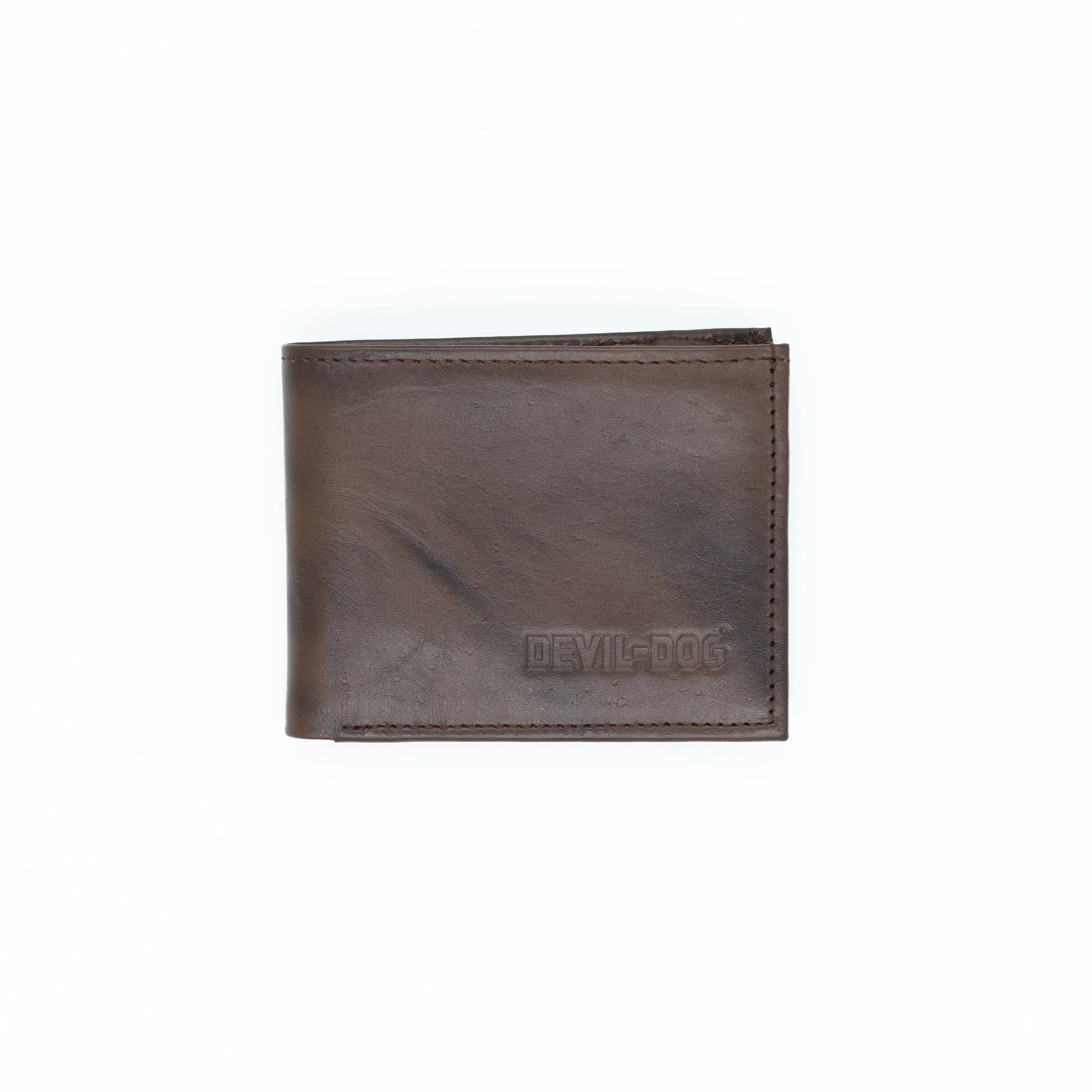 DEVIL-DOG® Leather Wallet - Brown