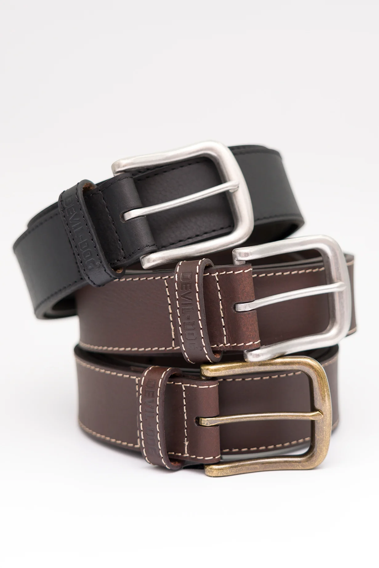 1524-Leather-Belt-Brown-Antique-Nickel-buckle-4.webp Leather Belt-Brown/Antique Nickel buckle