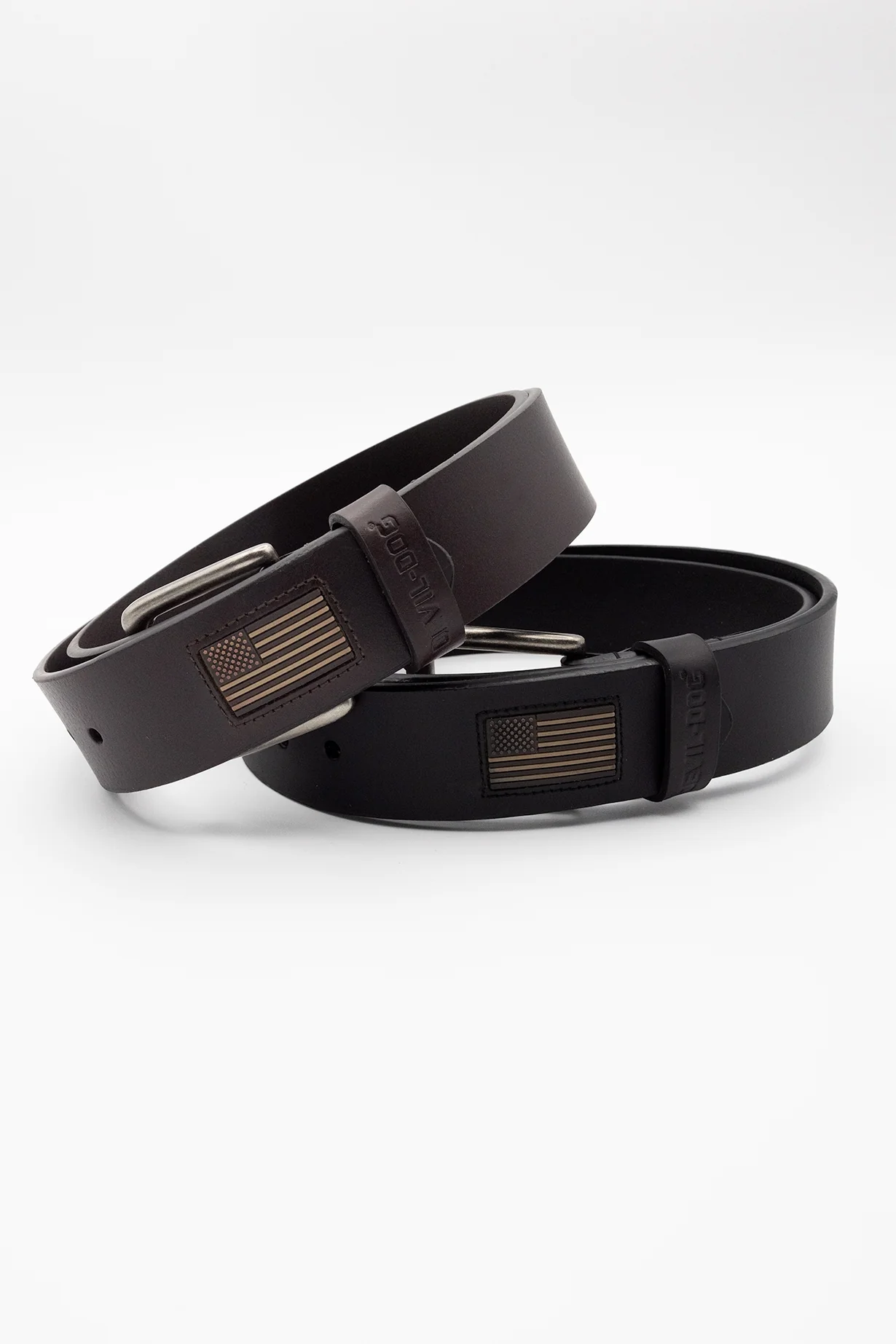 1552-Leather-Flag-Belt-Black-Antique-Nickel-buckle-4.webp Leather Flag Belt-Black/Antique Nickel buckle