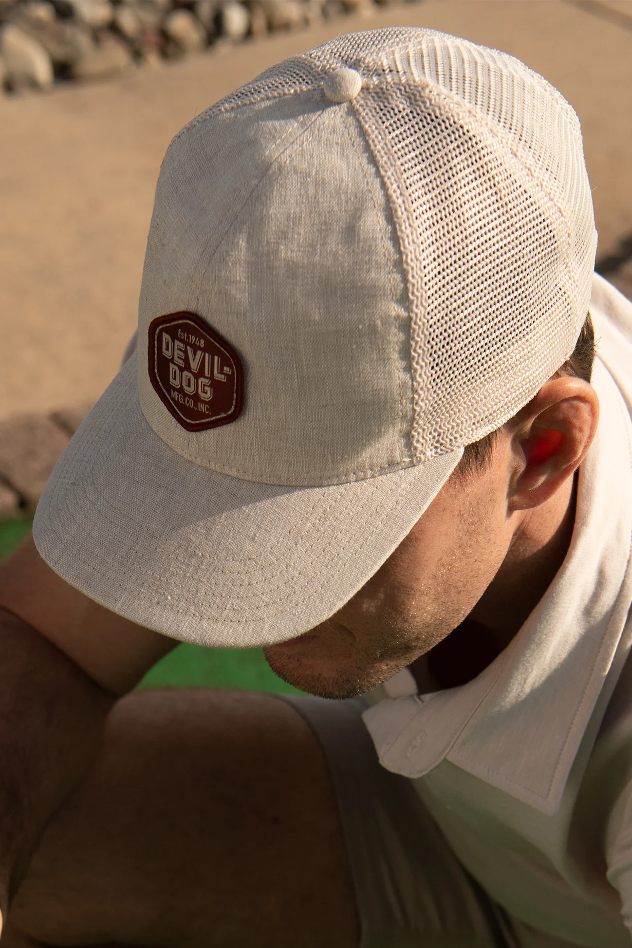 Trucker Hat - Natural Linen