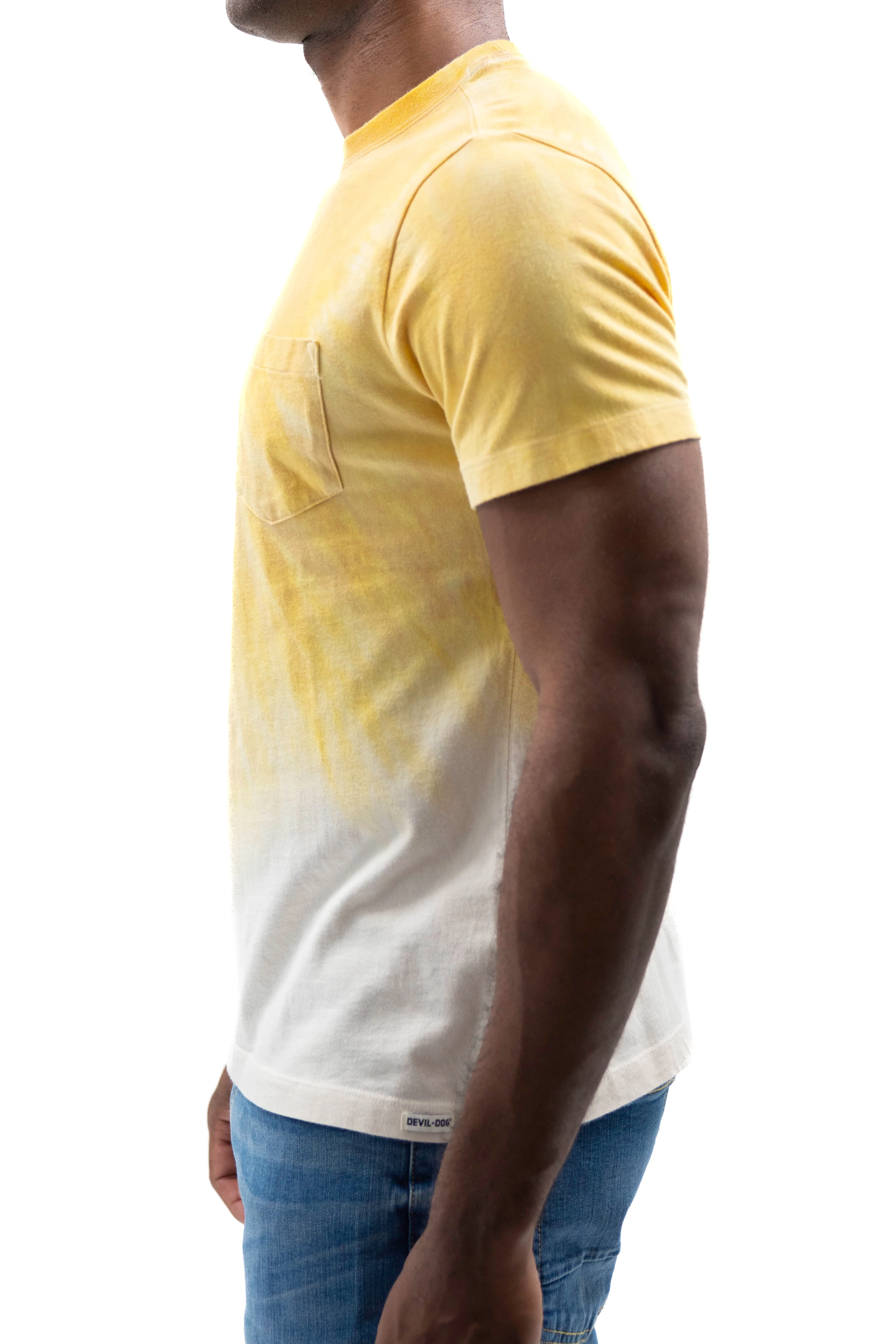 Tie Dye Pocket Tee - Sunflower