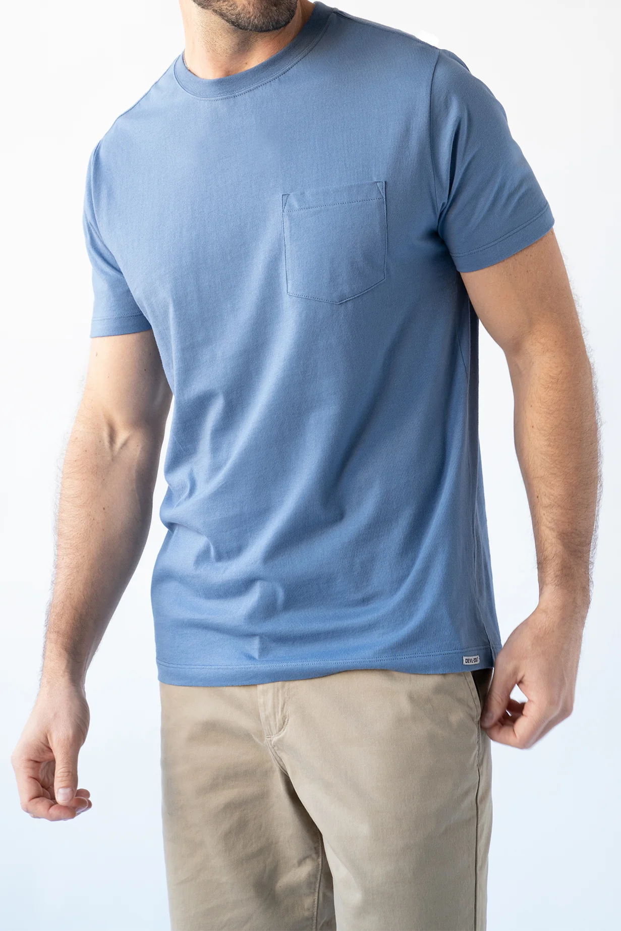 Pocket Tee - Blue Horizon