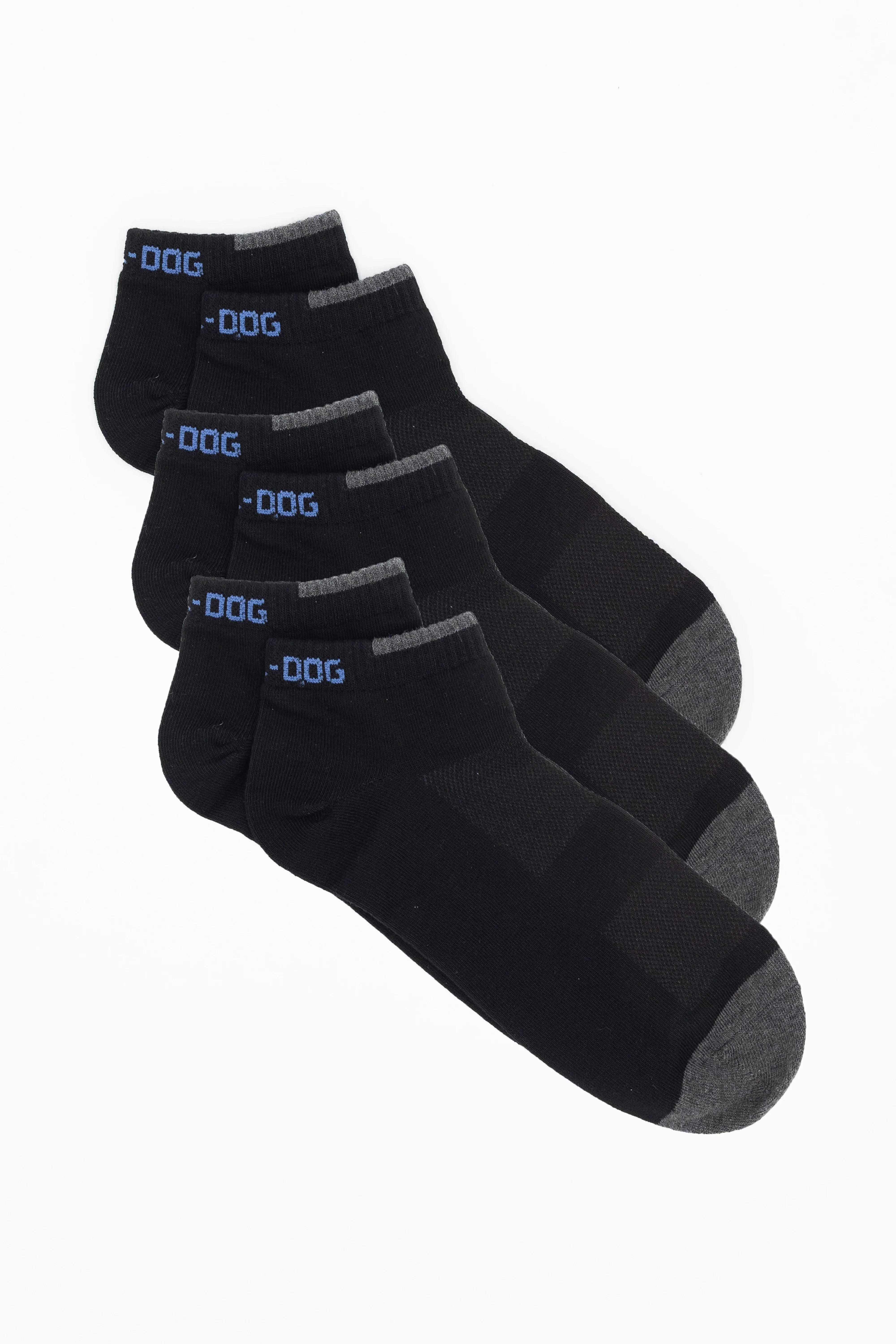 Low-Cut Socks - Black (3 Pack)