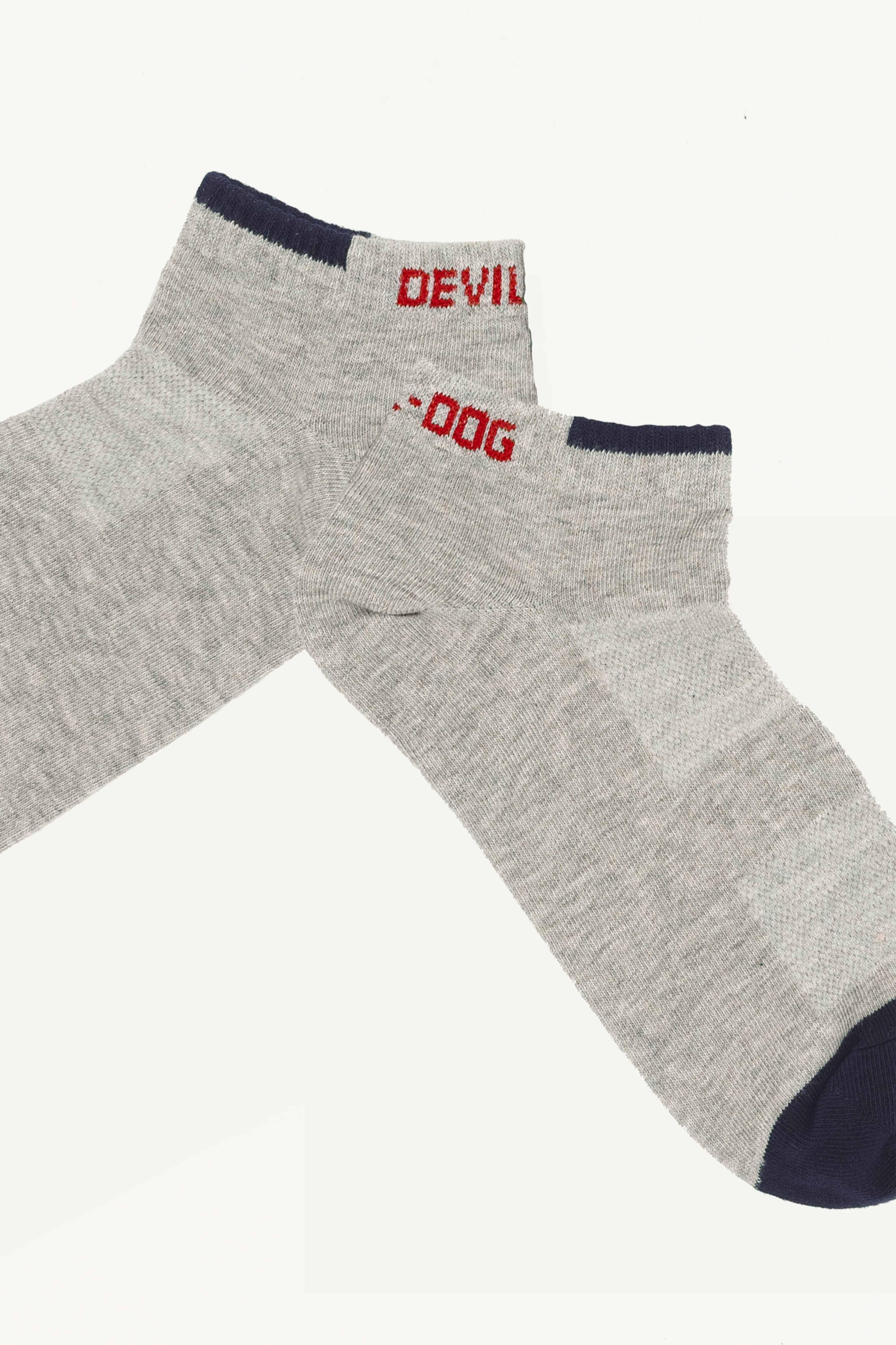 Low-Cut Socks - Heather Grey (3 Pack)