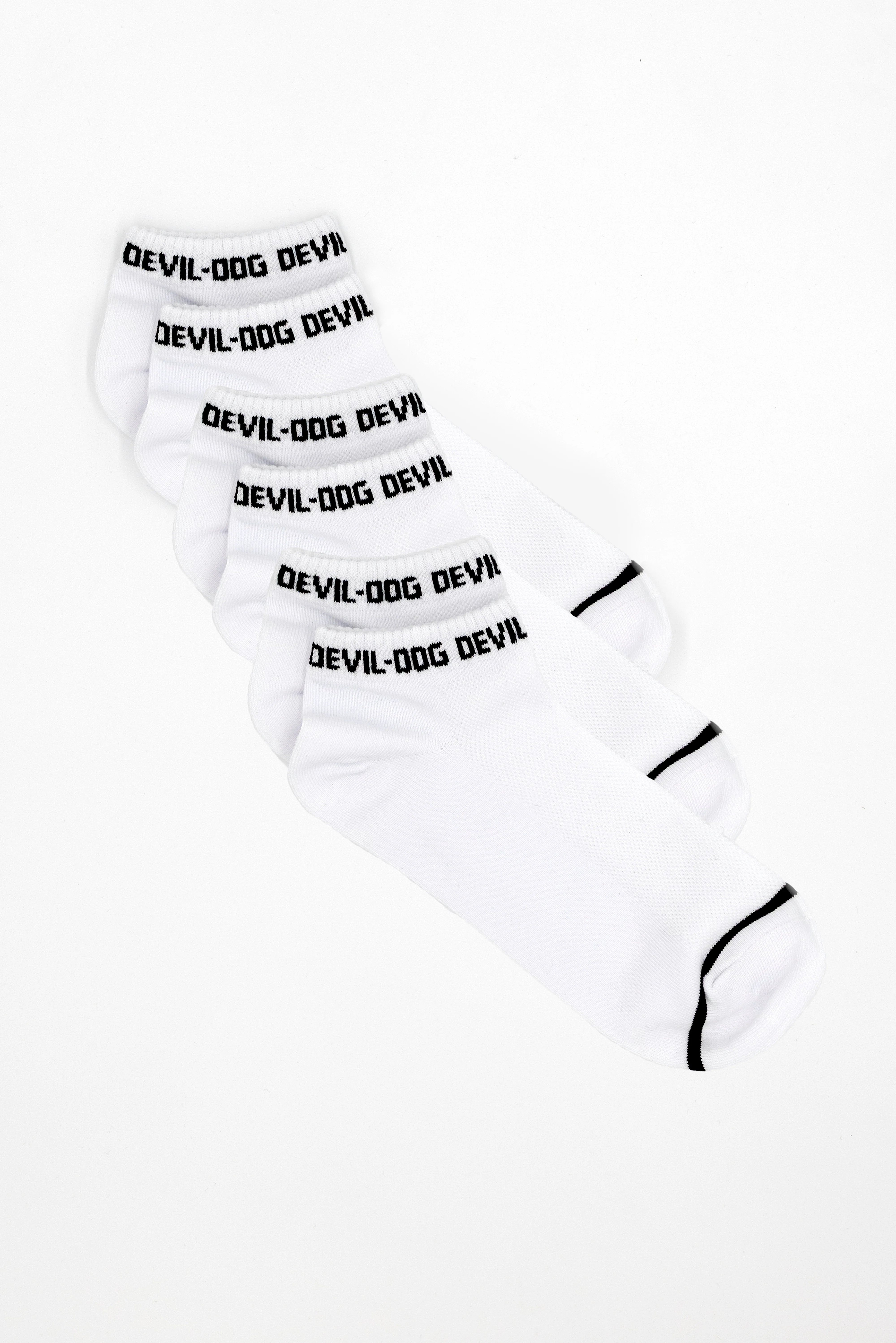 Low-Cut Socks - White (3 Pack)