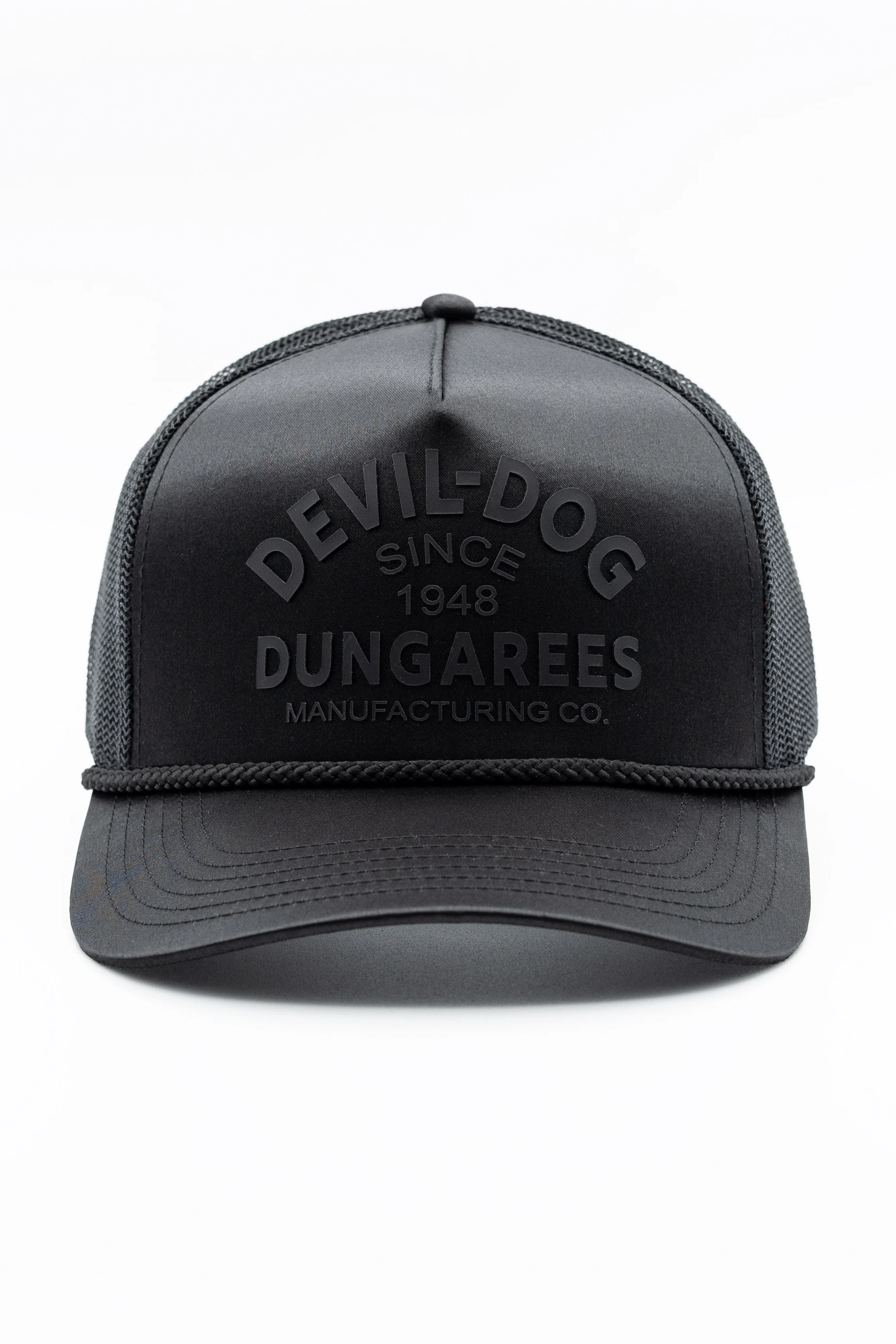 Roped Golf Hat - Black