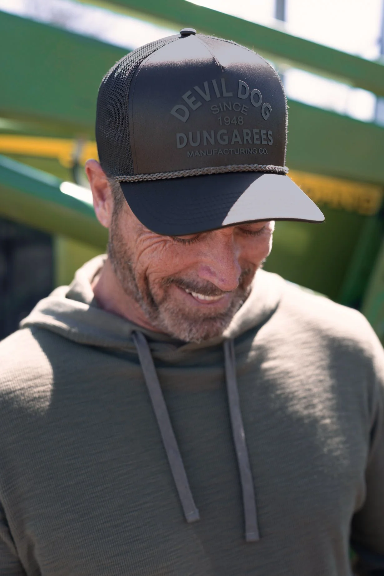 Roped Golf Hat - Black