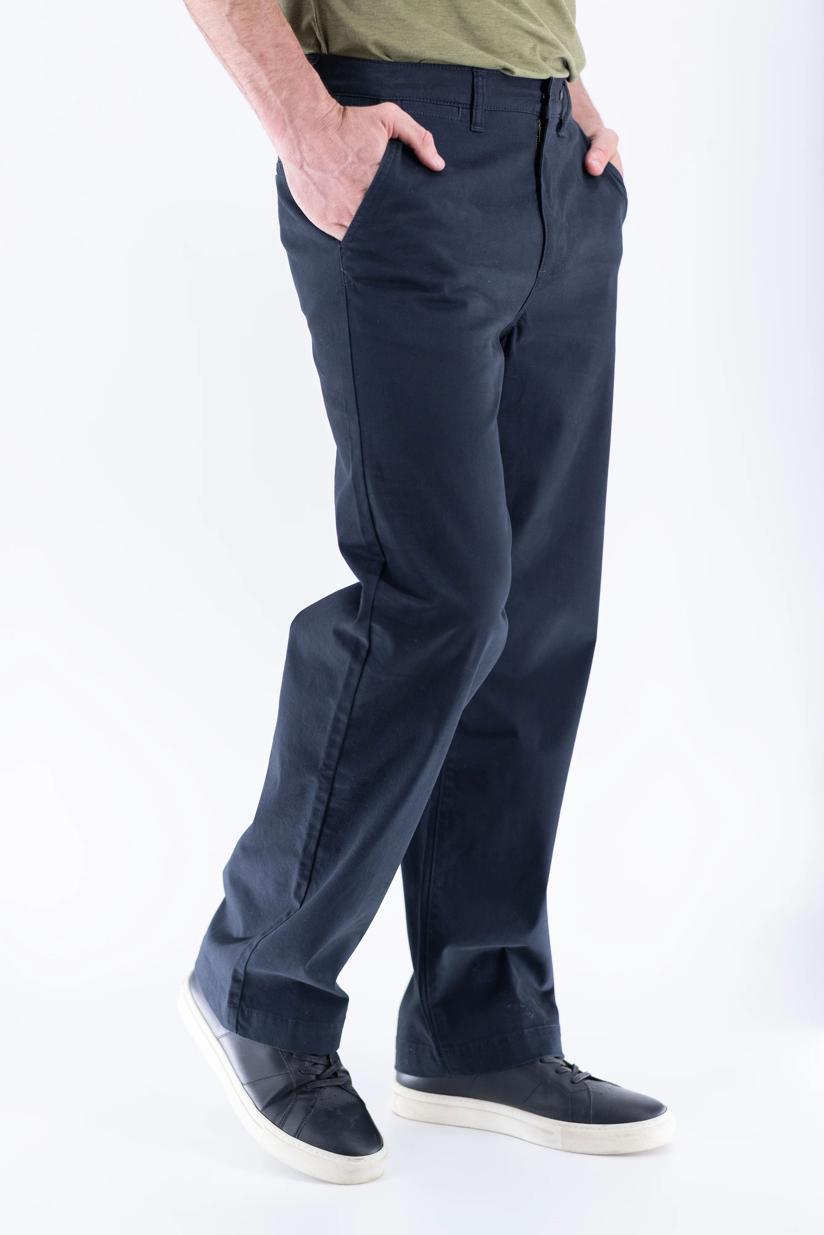 349-Relaxed-Chino-Pant-Dark-Navy-3.webp Relaxed Chino Pant - Dark Navy