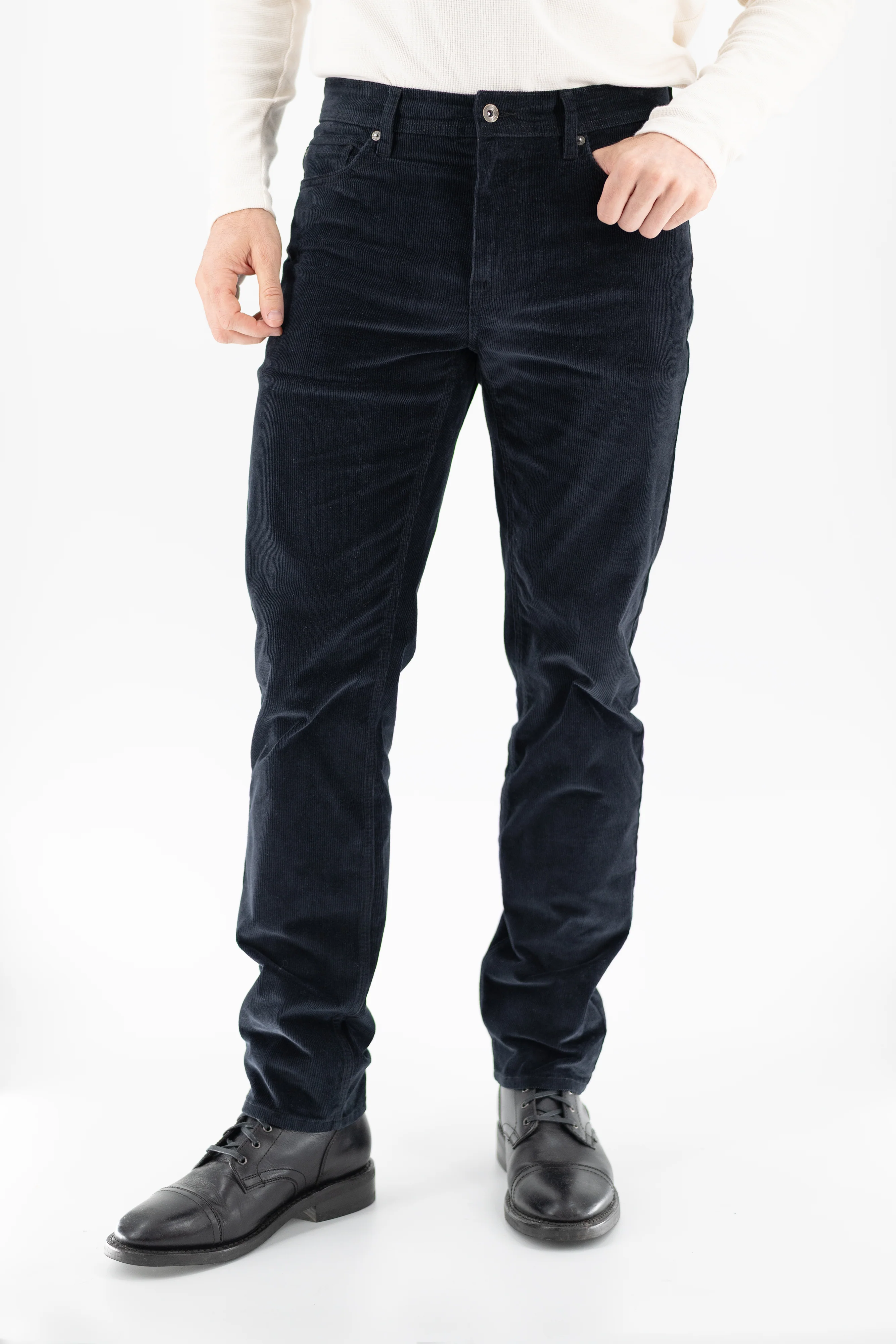 Stretch Corduroy Pant - Black