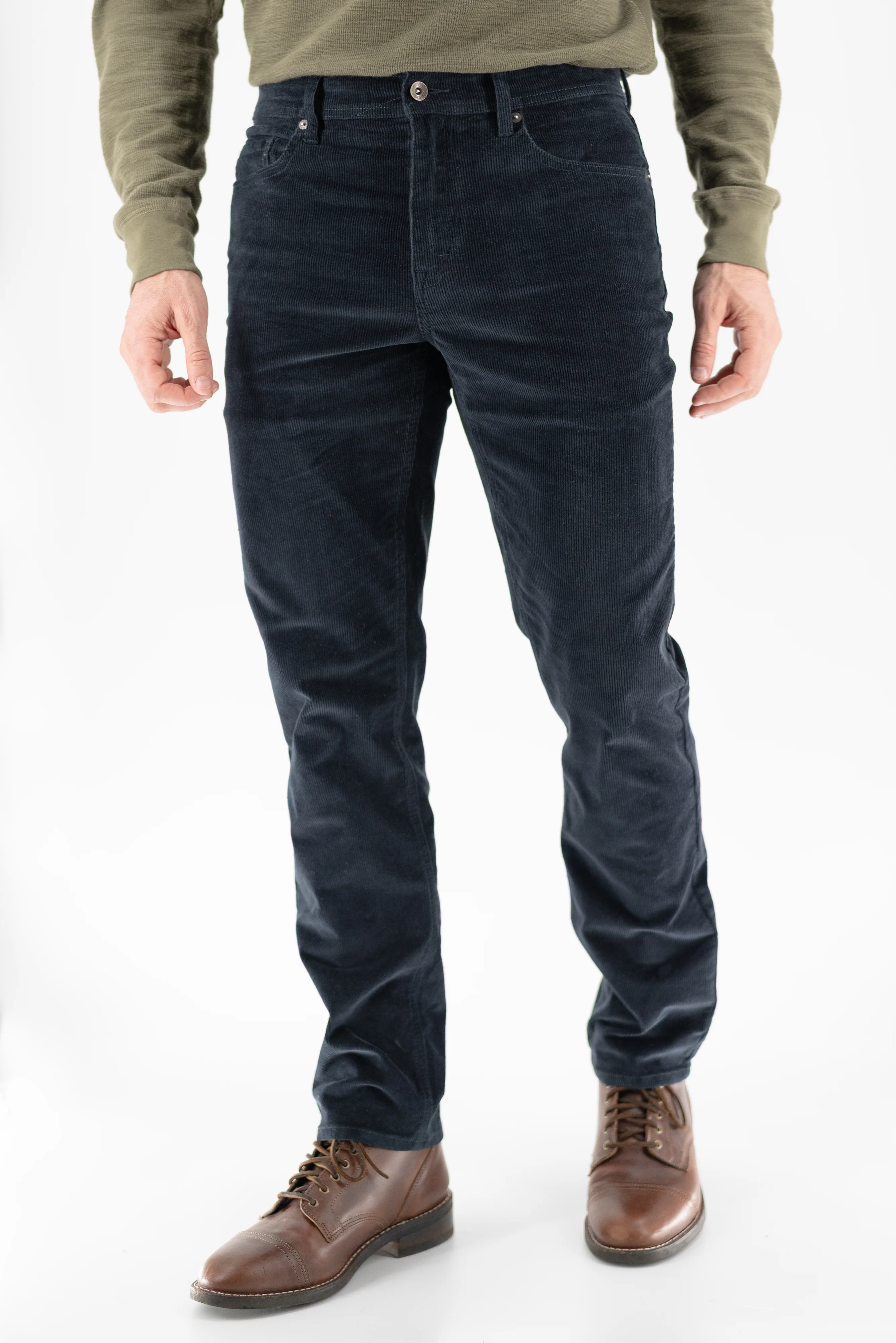 Stretch Corduroy Pant - Dark Navy