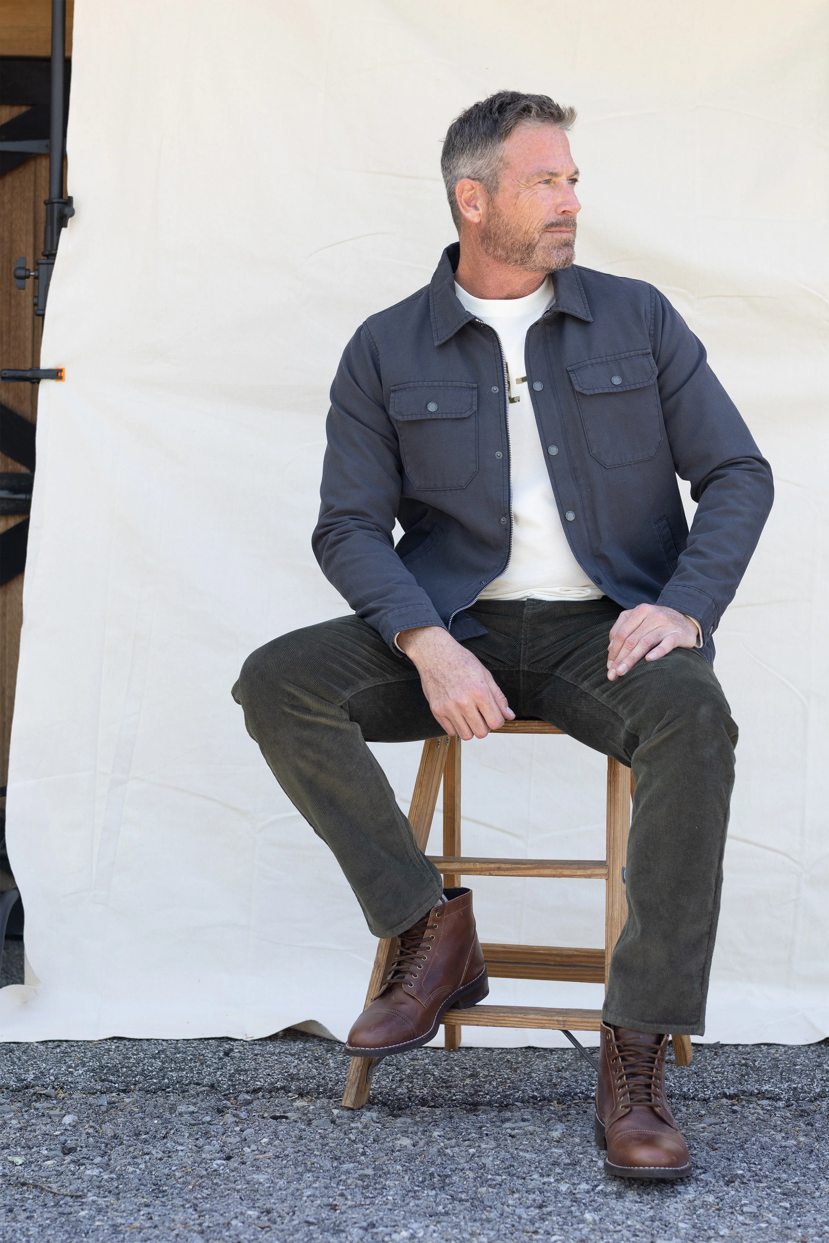 Stretch Corduroy Pant - Forest Night