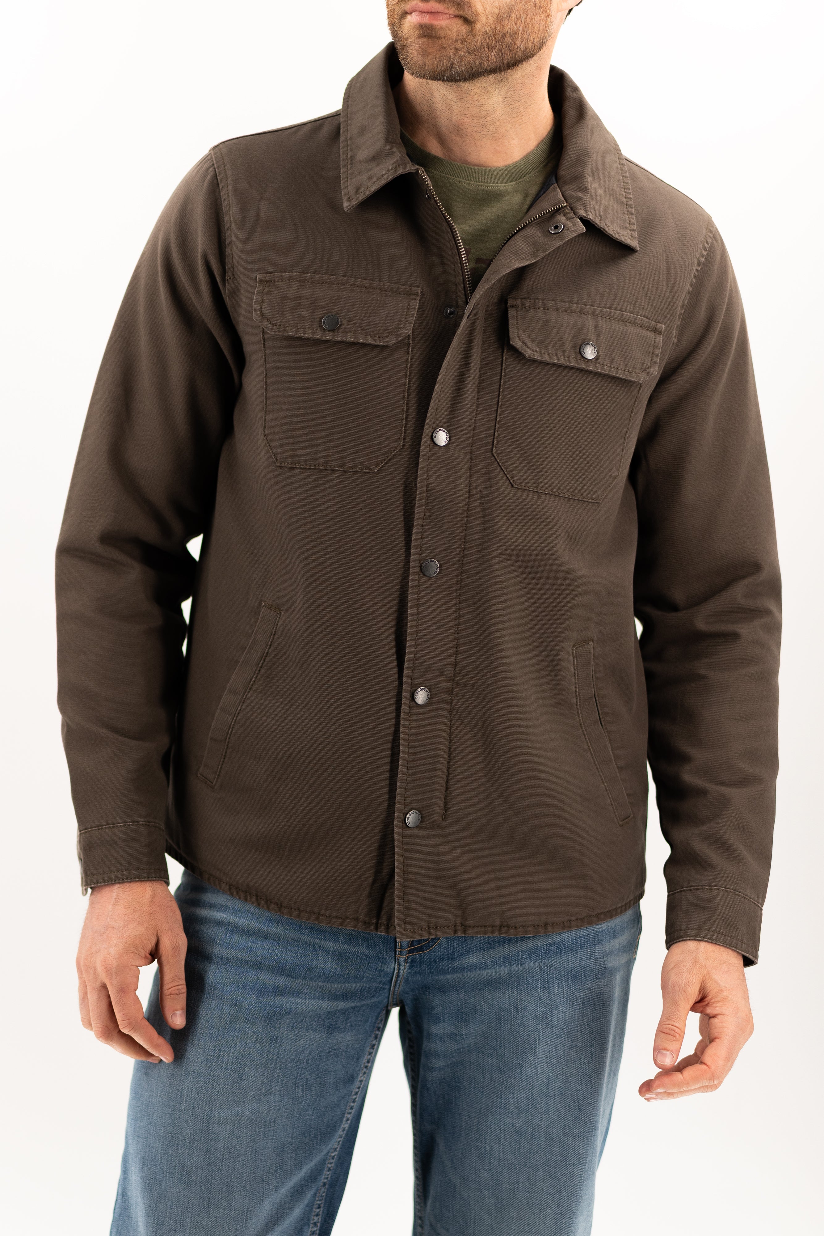 Quilted Deck Jacket - Dark Roast