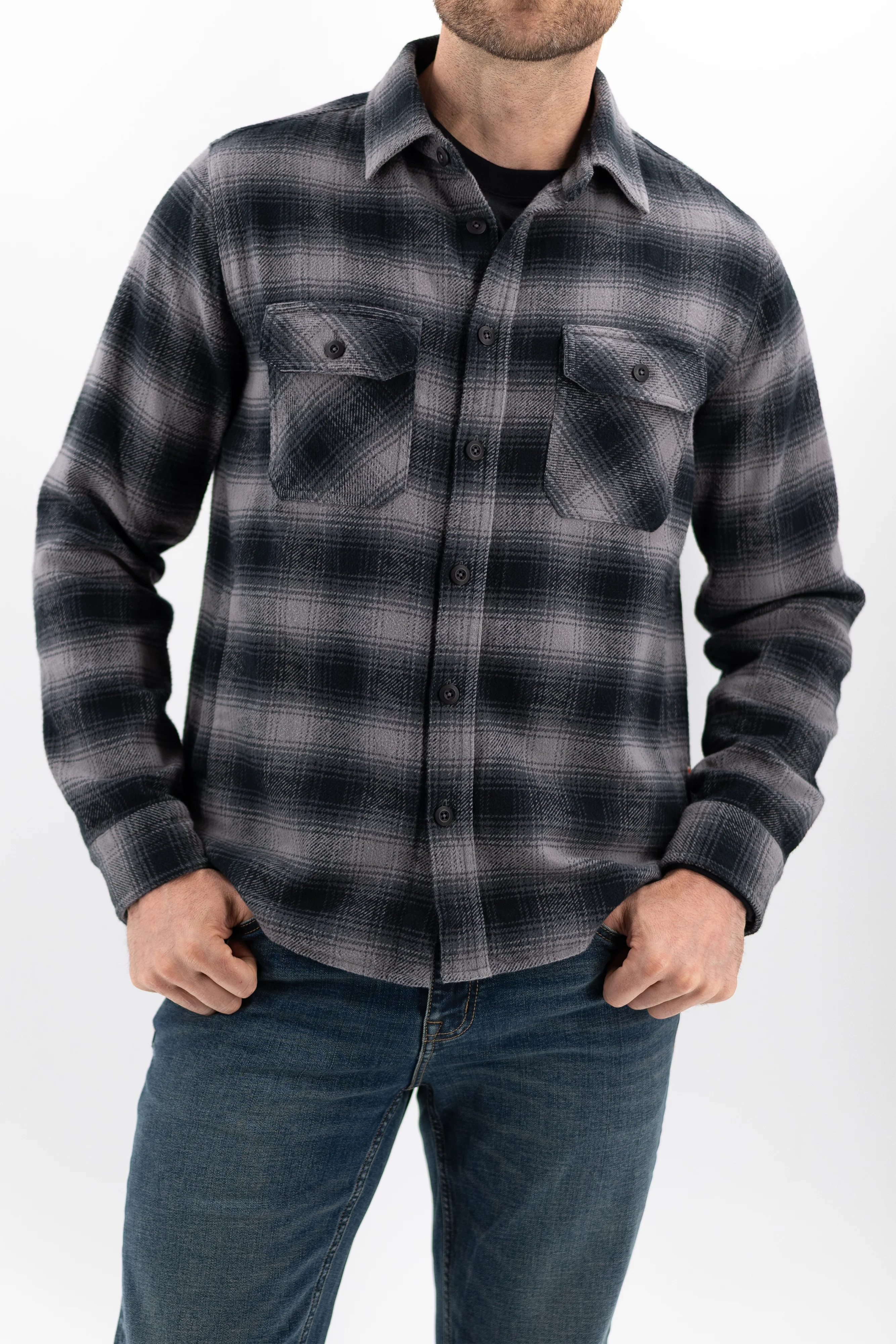 CPO Jacket - Charcoal Plaid