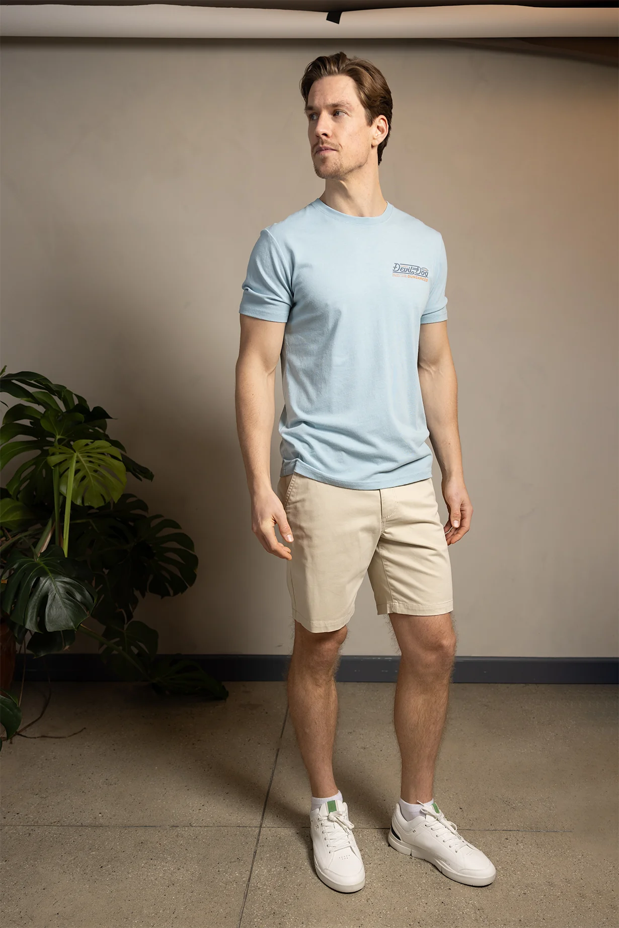 Chino Short 9" - Brown Rice