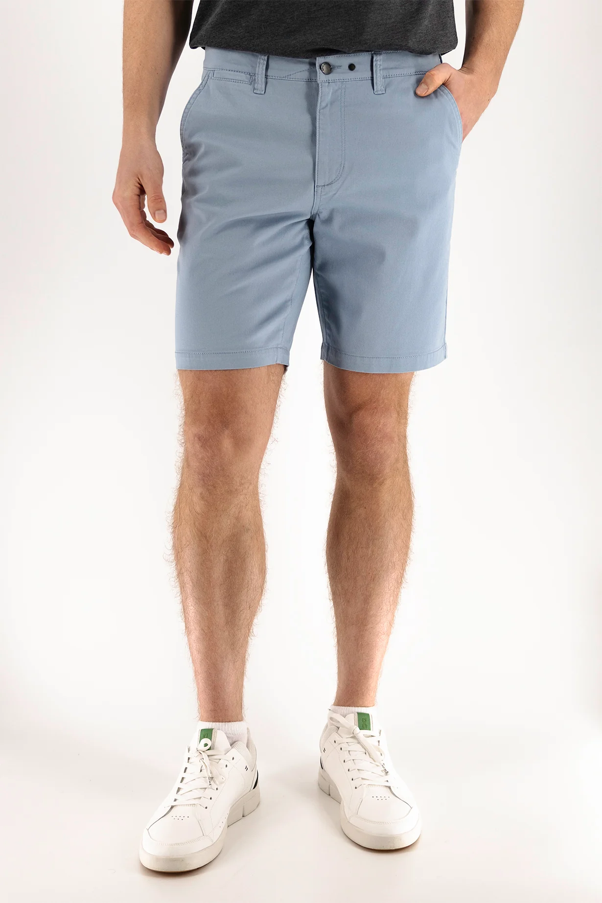 Chino Short 9" - Dusty Blue