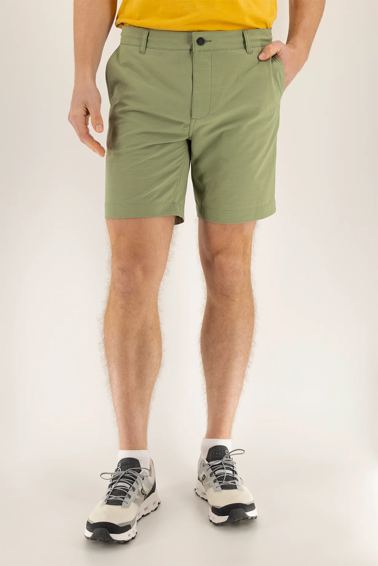 Hybrid Short 8" - Oil Green