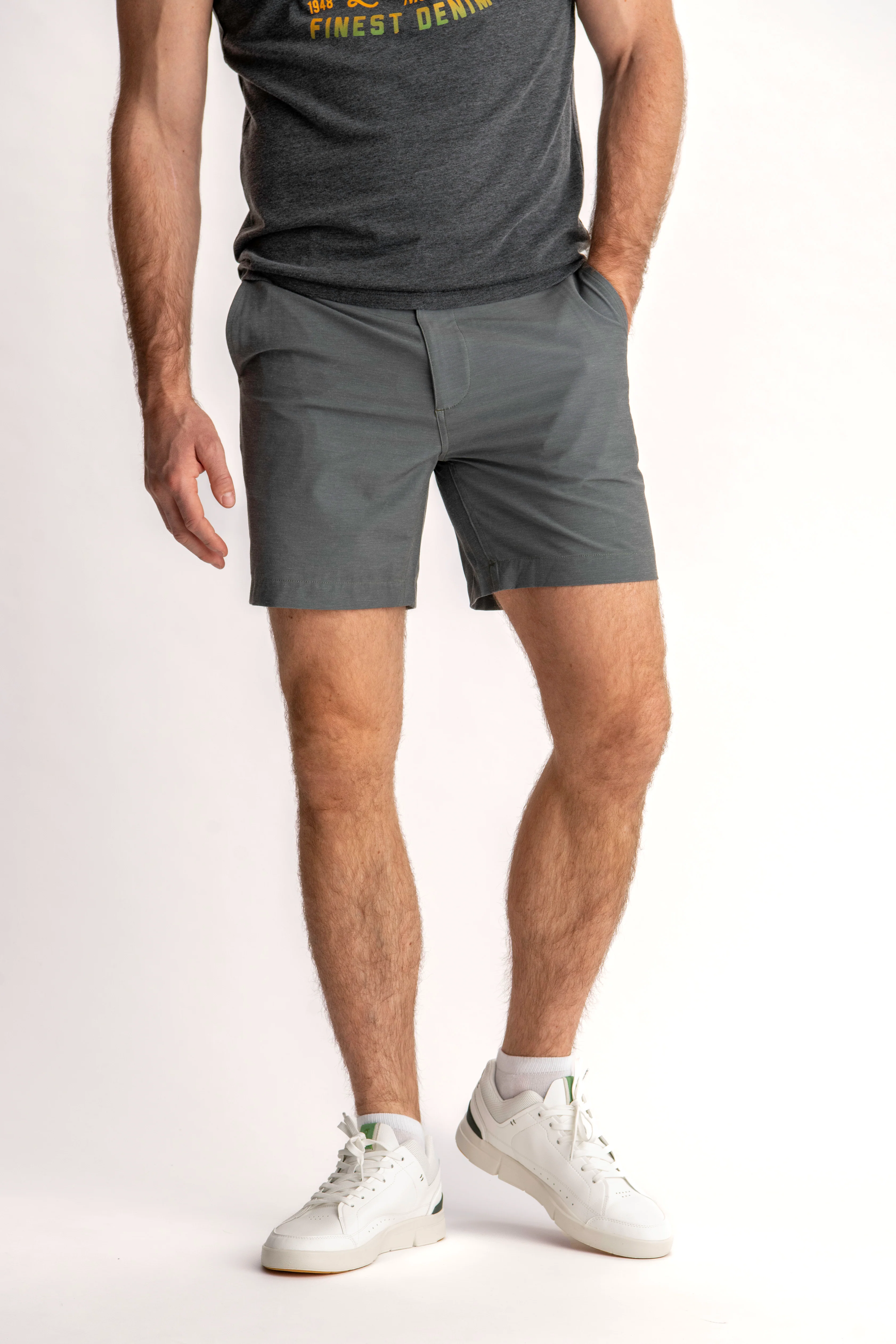 Hybrid Short 6" - Gunmetal